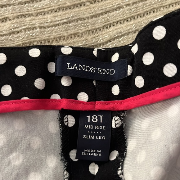 Lands end polkadot pants - Picture 3 of 6
